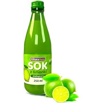NaturaVena BIO Sok z limonki ekologiczny 250ml naturalny limonkowy