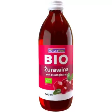 NaturaVena BIO Sok z żurawiny 500ml ekologiczny