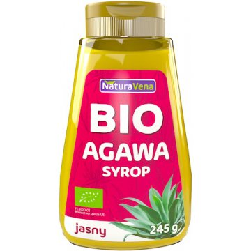 NaturaVena BIO Syrop z agawy ekologiczny 245g vege jasny