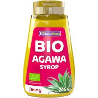 NaturaVena BIO Syrop z agawy ekologiczny 245g vege jasny