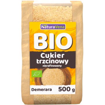 NaturaVena Cukier trzcinowy nierafinowany Demerara 500g
