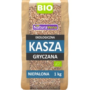 NaturaVena BIO Kasza gryczana niepalona 1000g