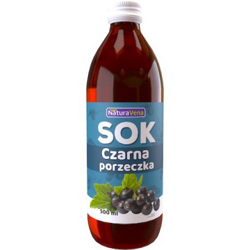 NaturaVena Sok z czarnej porzeczki 500ml Czarna Porzeczka
