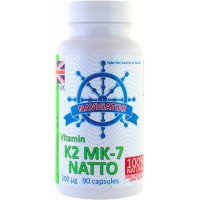 Navigator Witamina K2 MK-7 z Natto 200mcg 90kaps vege - suplement diety 100% naturalna k-2