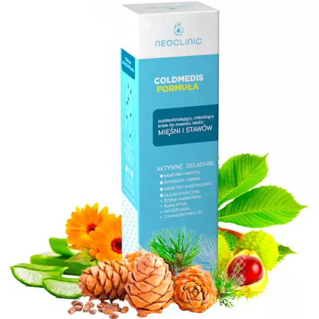 NEOCLINIC Coldmedis formuła krem chłodząco - rozgrzewający 100ml mięśnie i stawy 