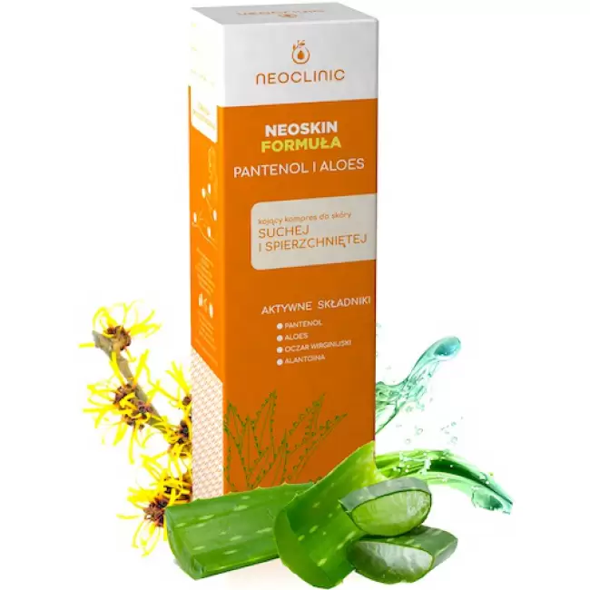 NEOCLINIC Neoskin Formuła kojący kompres do skóry suchej, podrażnionej, łuszczącej 100ml Pantenol i Aloes