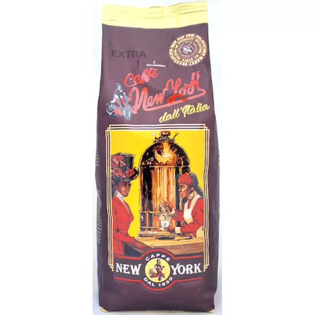 New York Extra 1kg kawa ziarnista 5% Jamaica Blue Mountain świeżo palona