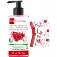 NOVA GOCranberry Żel do higieny intymnej 150ml vege Żurawinowy, Hipoalergiczny, Gratis