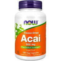 NOW FOODS Acai 500mg 100kaps vege - suplement diety Antyoksydant WYPRZEDAŻ !