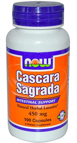 NOW FOODS Cascara Sagrada 450mg 100 kaps. - suplement diety