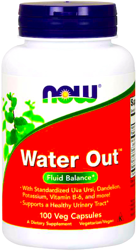 NOW FOODS Water Out 100kaps vege - suplement diety Utrata wody, Diuretyk
