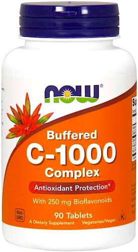 NOW FOODS Witamina C-1000 Complex buforowana 90tab vege - suplement diety Bioflawonoidy