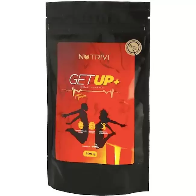 NUTRIVI Refill  Get UP 200g Refill - suplement diety Kompleks witamin ekstrakty: Guarana Morszczyn Magnez Kofeina