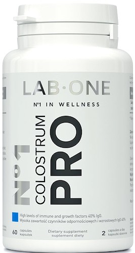 Nº1 LAB ONE Colostrum PRO 60kaps- suplement diety