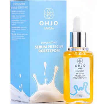 OHJO Dwufazowe serum przeciw rozstępom 50g na bazie Ośle Mleko BIO dla Mamy