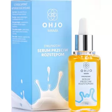 OHJO Dwufazowe serum przeciw rozstępom 50g na bazie Ośle Mleko BIO dla Mamy Rozstępy