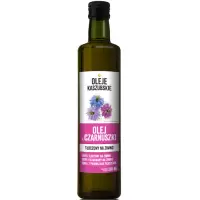 Oleje kaszubskie Olej z Czarnuszki Tłoczony na Zimno z Pierwszego Tłoczenia 500ml szkło