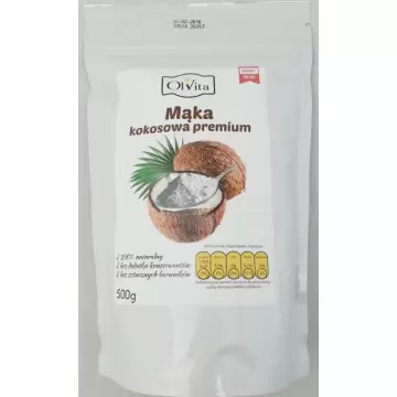 OlVita Mąka kokosowa 500g Błonnik