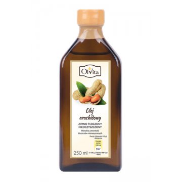 OlVita Olej arachidowy tłoczony na zimno 250ml