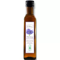 OlVita Olej lniany dieta Dr Budwig tłoczony na zimno nieoczyszczony 250ml  Omega-3