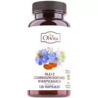 OlVita Olej z czarnuszki egipskiej w kapsułkach 120kaps NNKT