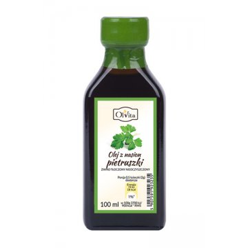 OlVita Olej z nasion pietruszki tłoczony na zimno nieoczyszczony 100ml 