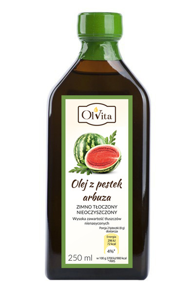 OlVita Olej z pestek arbuza tłoczony na zimno 250ml