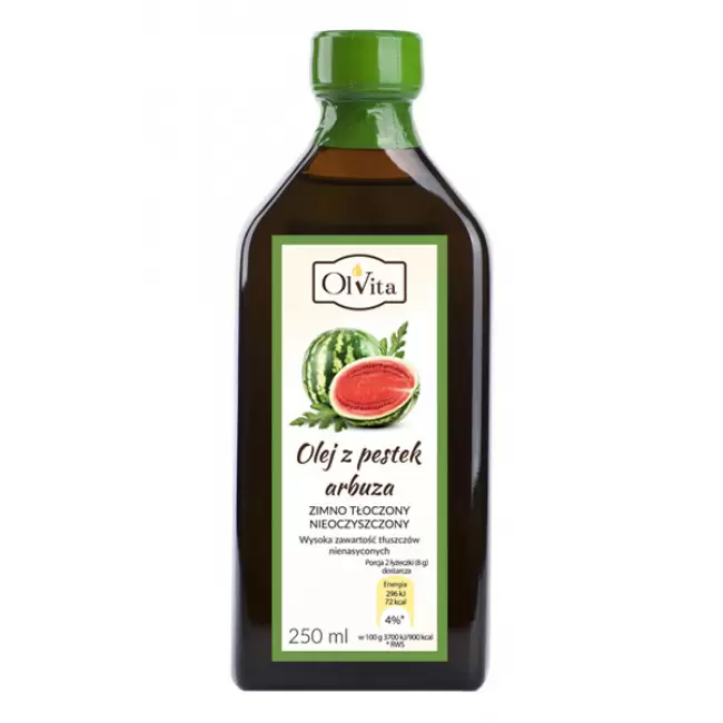 OlVita Olej z pestek arbuza tłoczony na zimno 250ml NNKT