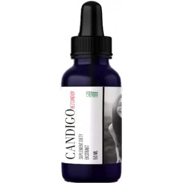 Organis Candigo Candida Albicans ekstrakt 50ml krople vege - suplement diety Pasożyty, Grzyby, Drożdżaki