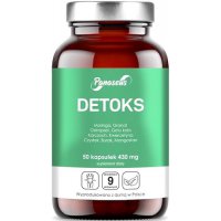 Panaseus Detoks 50kaps vege Gotu Kola+Czystek+Burak+Moringa+Karczoch - suplement diety