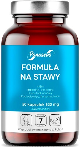 Panaseus Formuła na Stawy 50kaps vege MSM+Bajkalina+Inne - suplement diety