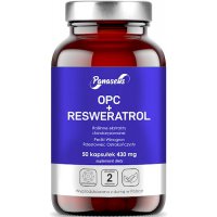 Panaseus OPC + Resweratrol 50kaps vege Antyoksydanty - suplement diety