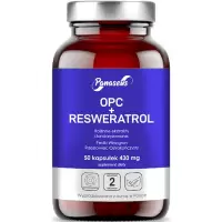 Panaseus OPC + Resweratrol 50kaps vege Antyoksydanty - suplement diety