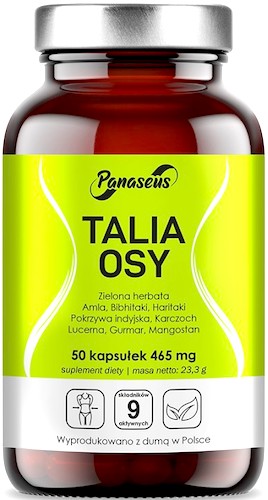 Panaseus Talia osy 50kaps 9 aktywnych składników - suplement diety