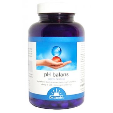 Dr. Jacobs pH Balans tabletki zasadowe 250tab - suplement diety