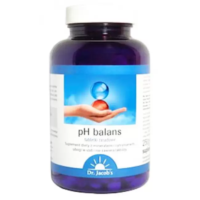 Dr. Jacobs pH Balans tabletki zasadowe 250tab - suplement diety