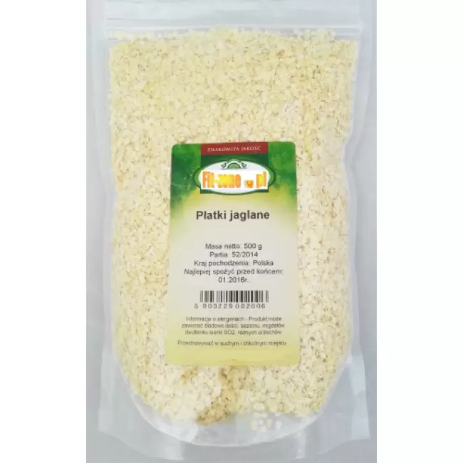 Targroch Płatki jaglane 500g Pełnoziarniste