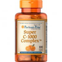 Puritan's Pride Super C-1000 Complex super witamina C 100tabs - suplement diety