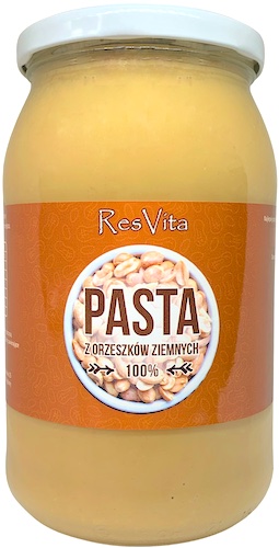 ResVita Pasta z orzeszków ziemnych Smooth 900g