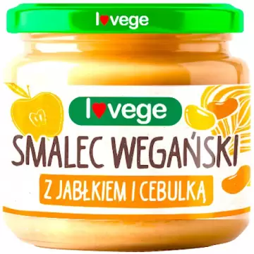 Sante Smalec Wegański z jabłkiem i cebulką w słoiku 175g