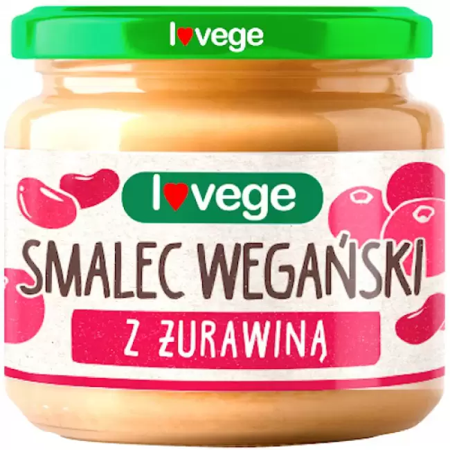Sante Smalec Wegański z żurawiną w słoiku 175g WYPRZEDAŻ !