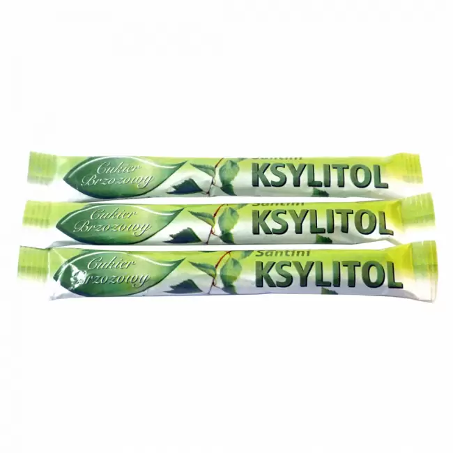 Santini Ksylitol xylitol C krystaliczny fiński Santini saszetka 5g - cukier brzozowy Danisco Sweeteners