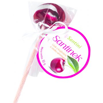 Santini Lizak Santinek 10g smak wiśnia z ksylitolem