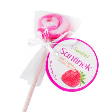 Santini Lizak Santinek 12g smak truskawka