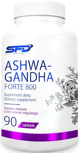 SFD Ashwagandha Forte 800mg 90tab Żeń-Szeń Indyjski Ekstrakt - suplement diety