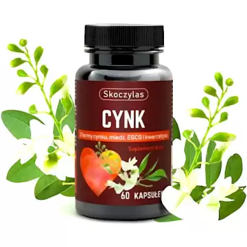 Skoczylas Cynk 3 formy miedź EGCG kwercetyna 60kaps vege - suplement diety