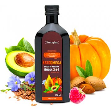 Skoczylas EstrOmega Premium Omega 3-6-9 250ml - suplement diety Cholesterol Witamina E