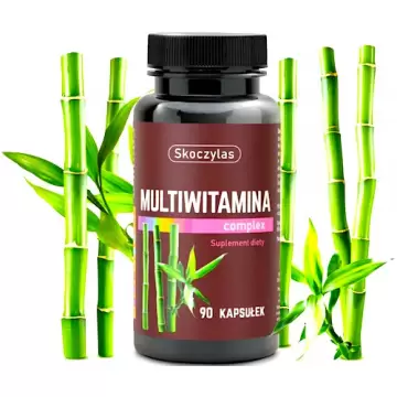 Skoczylas Multiwitamina complex 90kaps vege - suplement diety Krzem Bor Jod Witaminy Minerały