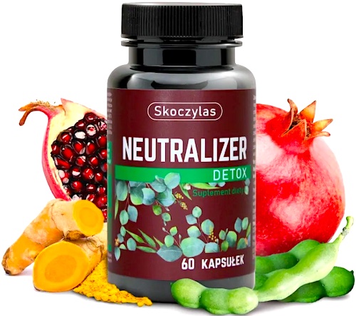 Skoczylas Neutralizer - Detox 60kaps vege - suplement diety Granat Kurkuma