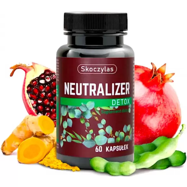 Skoczylas Neutralizer - Detox 60kaps vege - suplement diety Granat Kurkuma